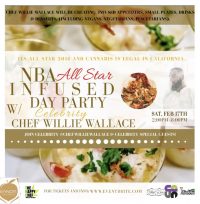 Celebrity Chef Willie Wallace and the Caunetwork Host NBA All-Star Infused Day Party in California