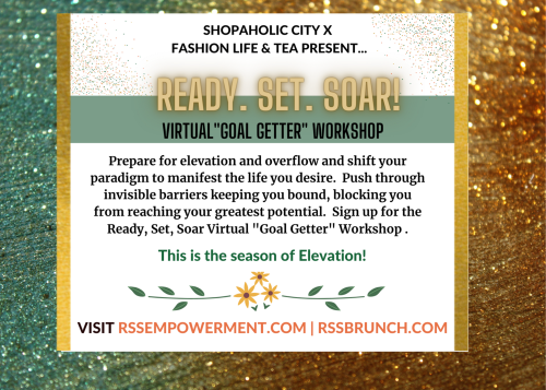 Ready, Set, Soar Virtual “Goal Getter” Workshop December 31st