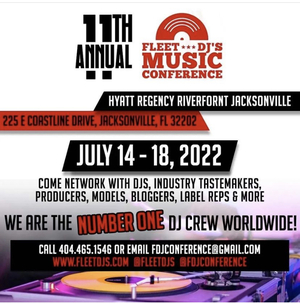 11th Annual Fleet DJ’s Conference Headed to Jacksonville, FL, July 14-18, 2022